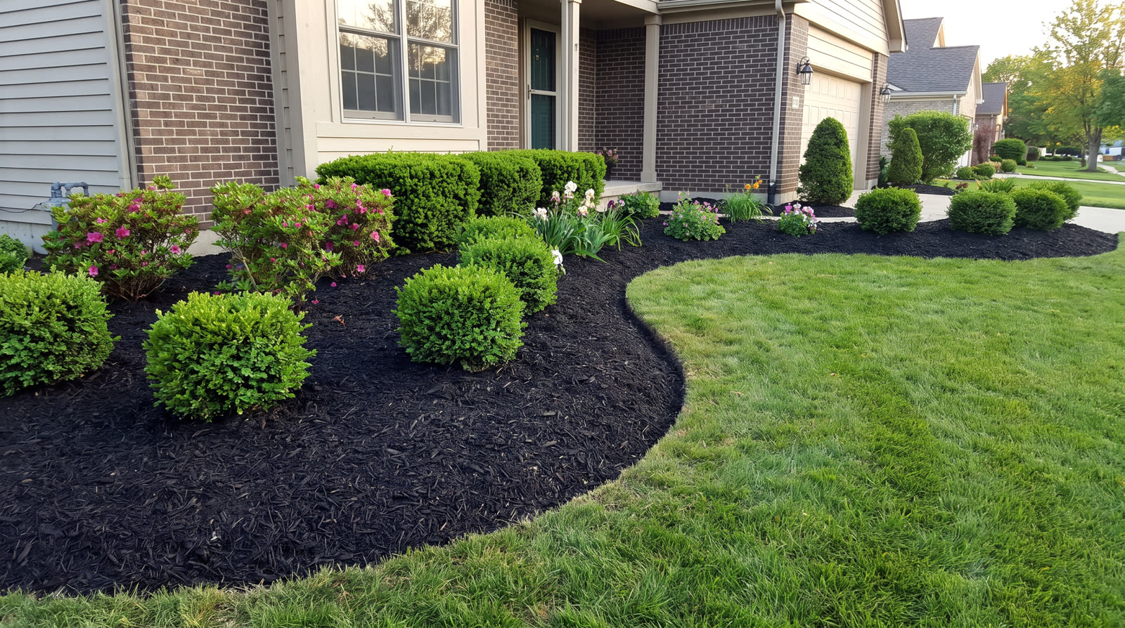 Mulch & Bed Installation — Eagle Revolution Landscaping